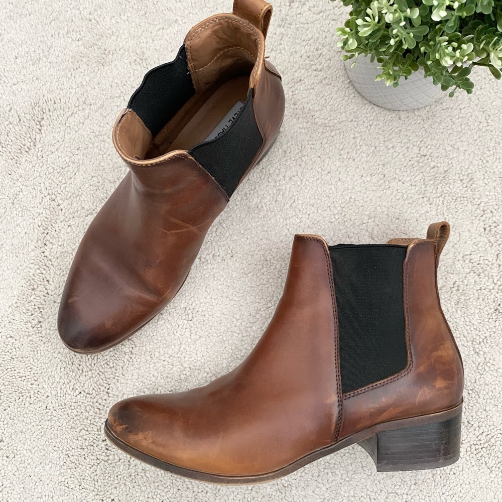 Steve Madden Brown Ankle Boots